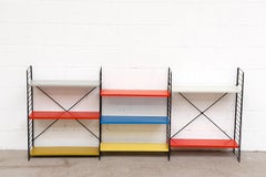 Tomado Industrial Three Section Standing Book Shelf by Jan Van Der Togt