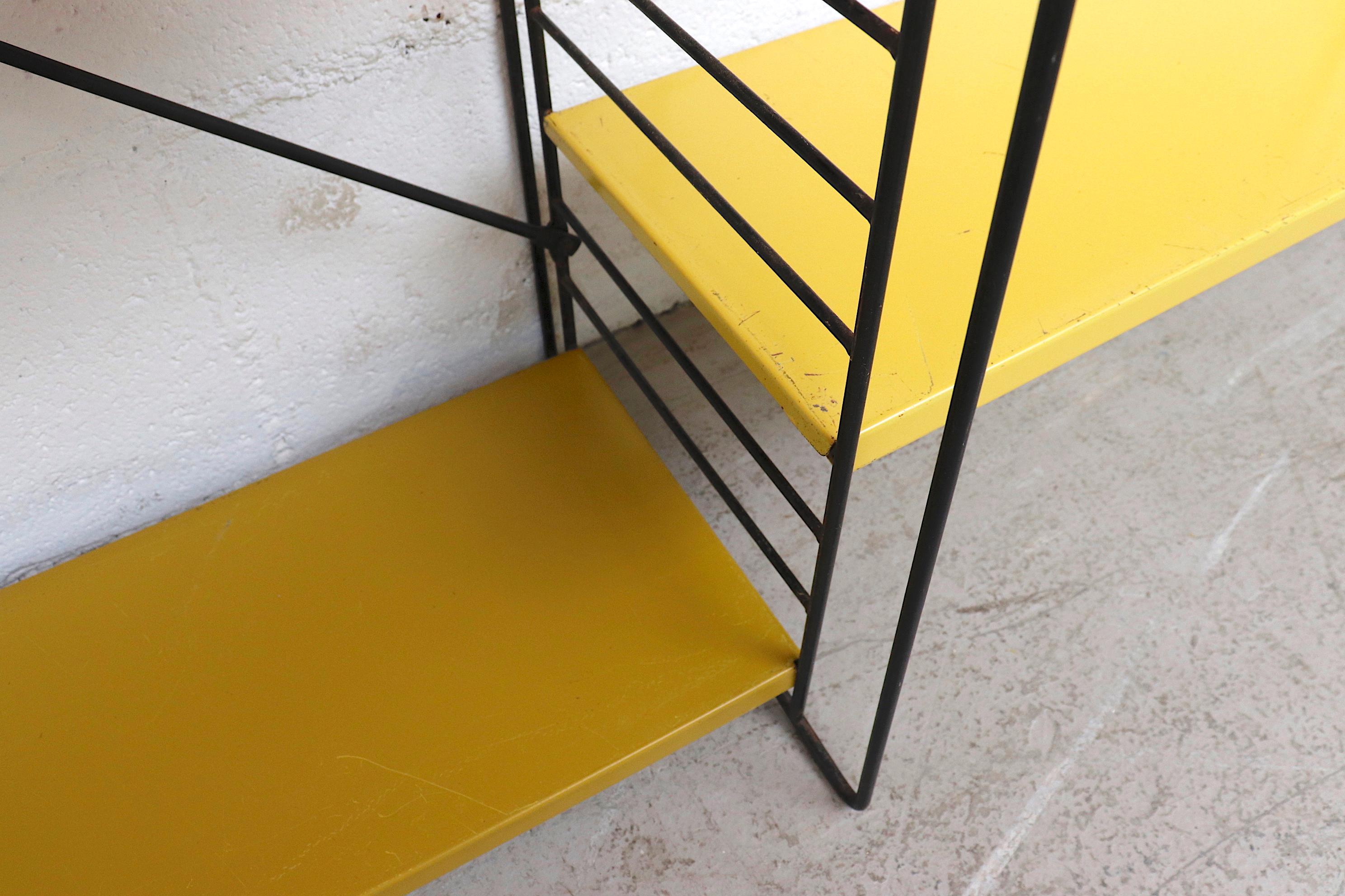Metal Tomado Industrial Three Section Standing Book Shelf by Jan Van Der Togt