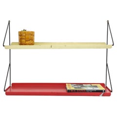 Tomado Style Industrial Wall Mount Shelving Unit with Triangular Risers