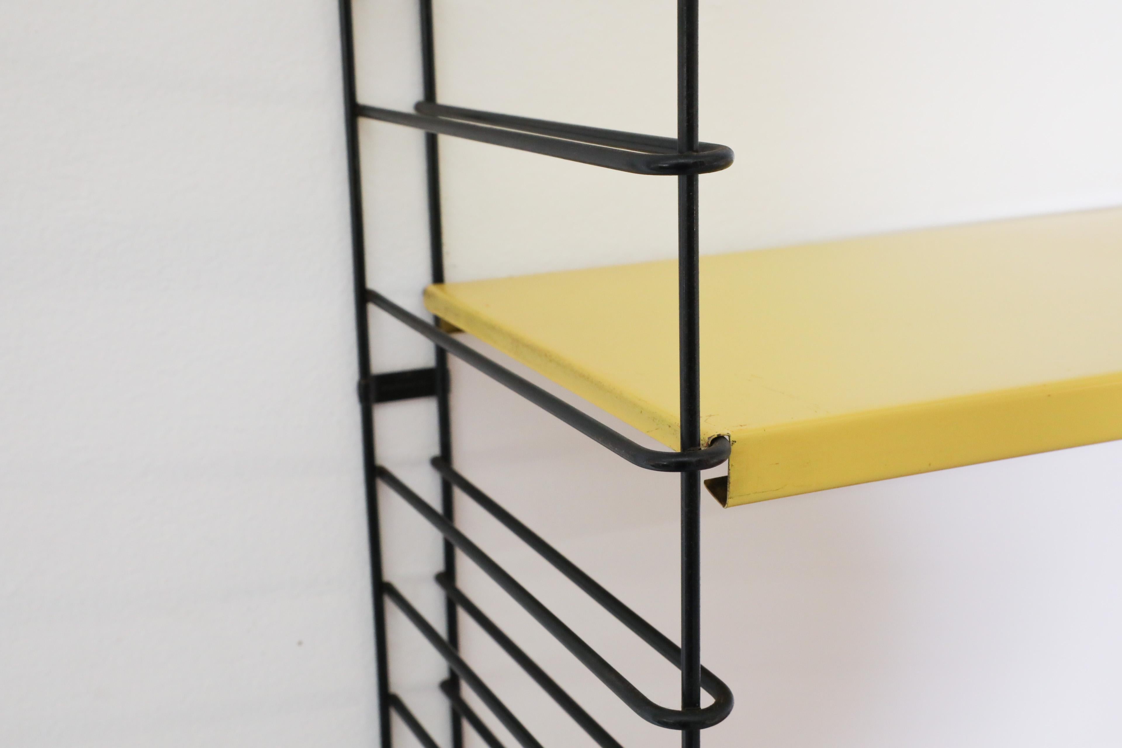Tomado Wall Mount Red and Yellow Shelving Unit In Good Condition For Sale In Los Angeles, CA