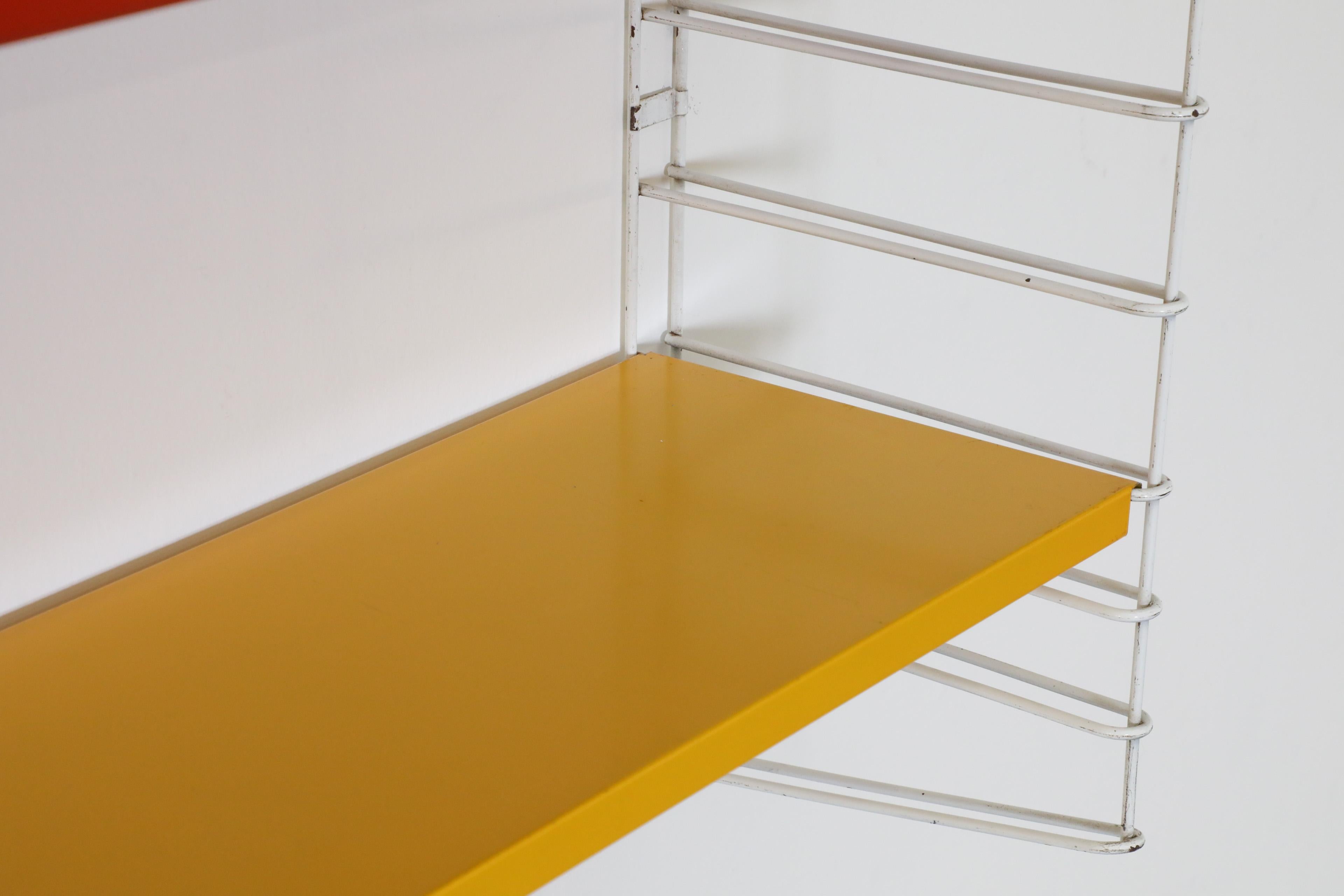Tomado Yellow and Orange Wall Mount Shelving Unit For Sale 1