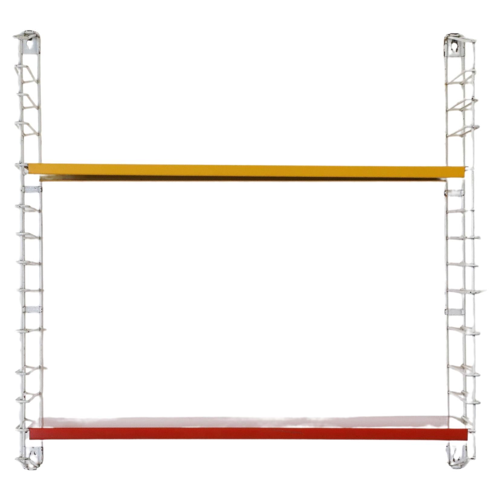 Tomado Yellow and Orange Wall Mount Shelving Unit For Sale