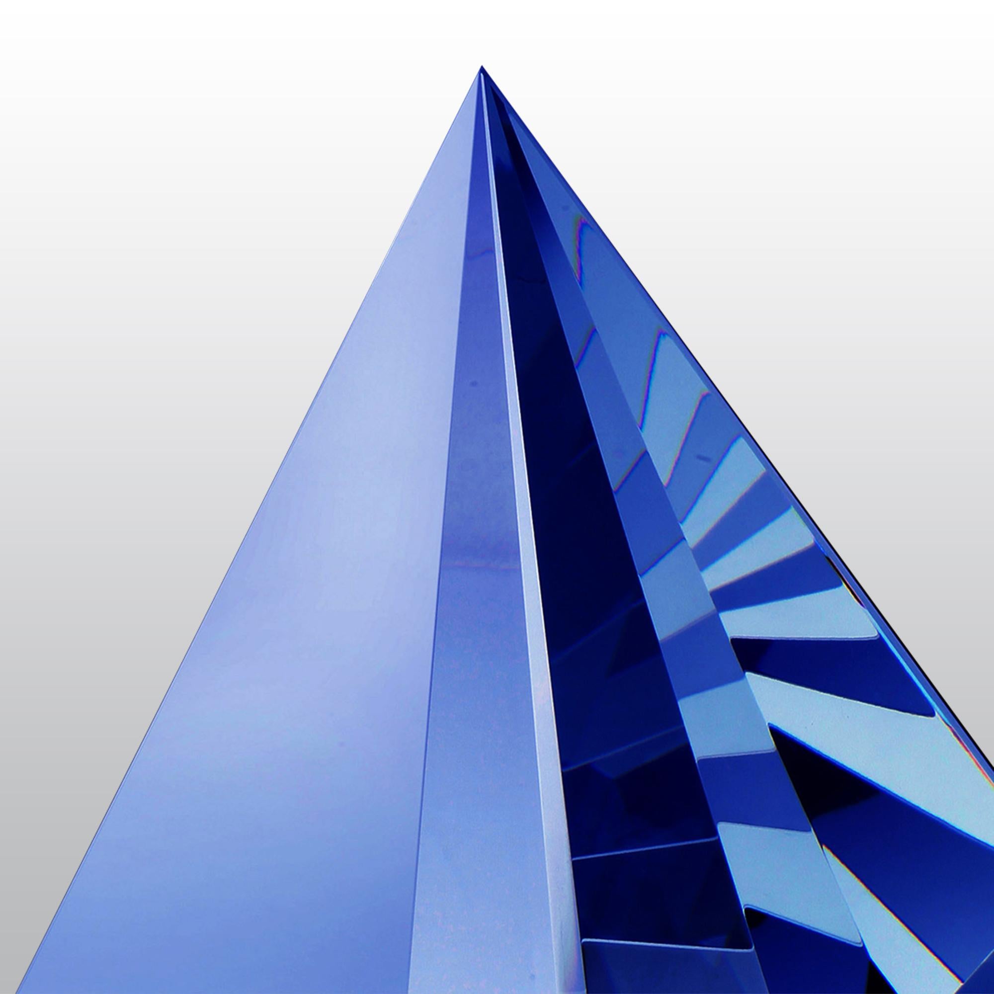 Cobalt Composition Large - Sculpture by Tomas Brzon