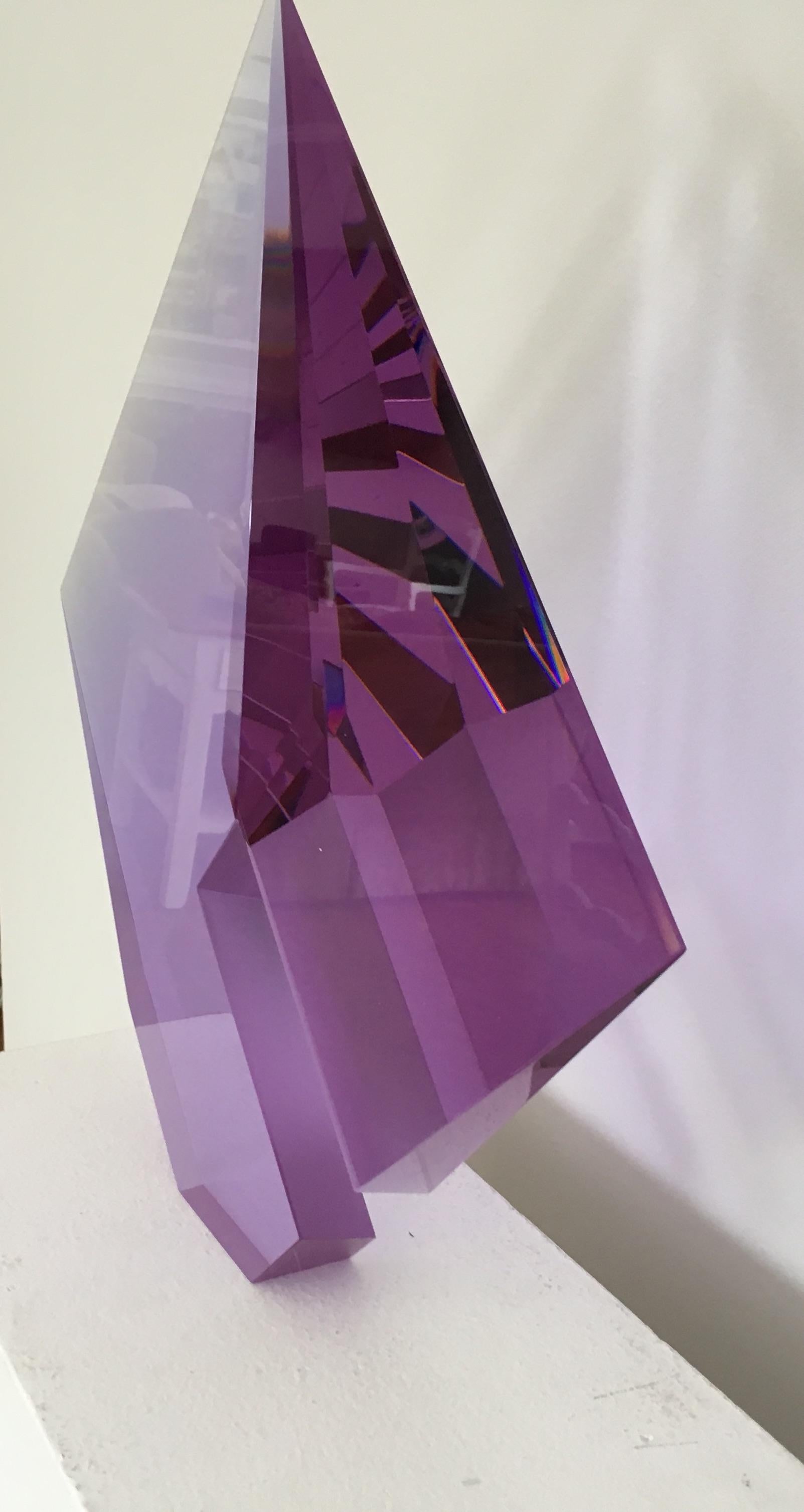 purple sculpture