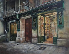 Casa Gispert-Barcellona, Pittura, Olio su tela