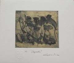 ¨Sospecha¨ 2006 signed limited edition original art print aquatint