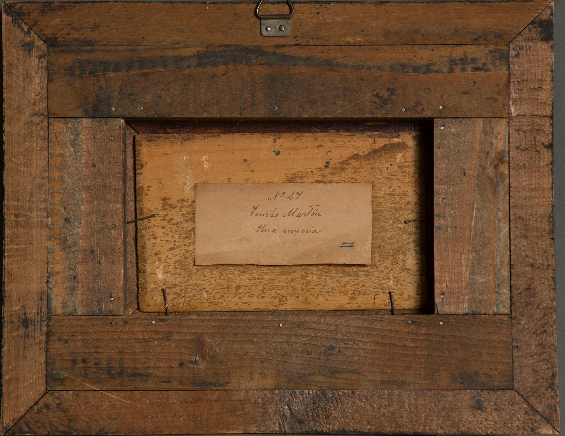 Tomas Martin Rebollo 19th Century Signed Painting For Sale 2
