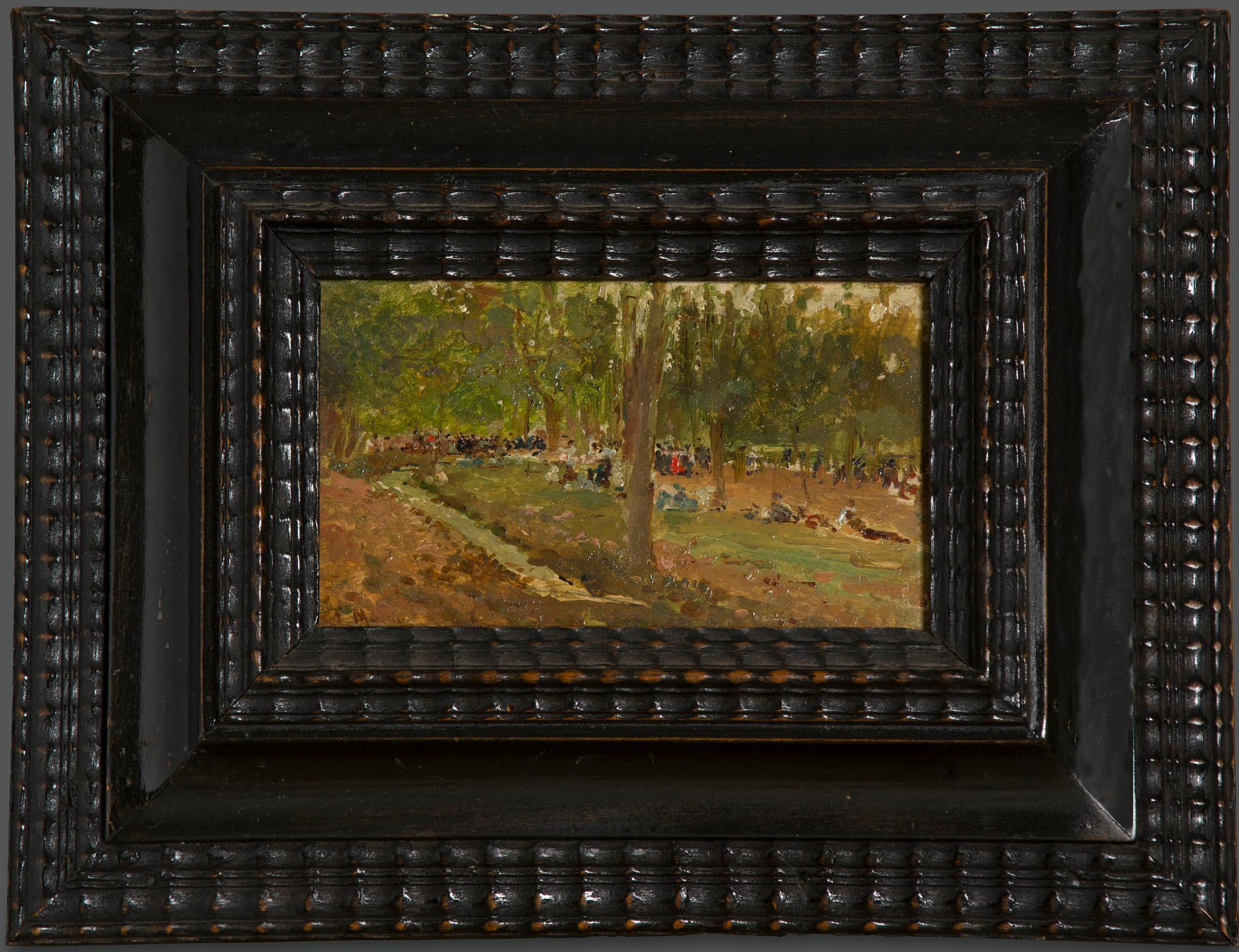 Tomas Martin Rebollo 19th Century Signed Painting For Sale 3