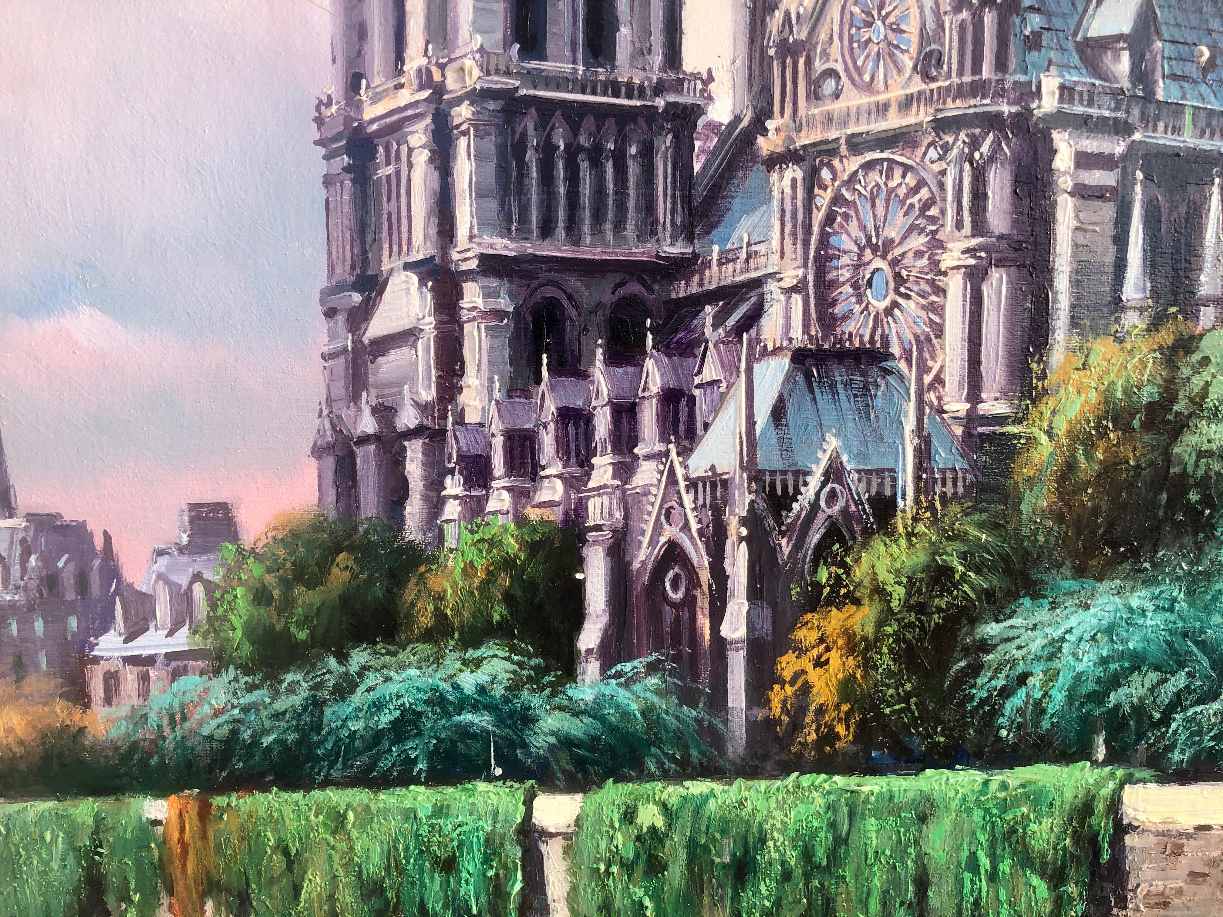 notre dame cathedral painting