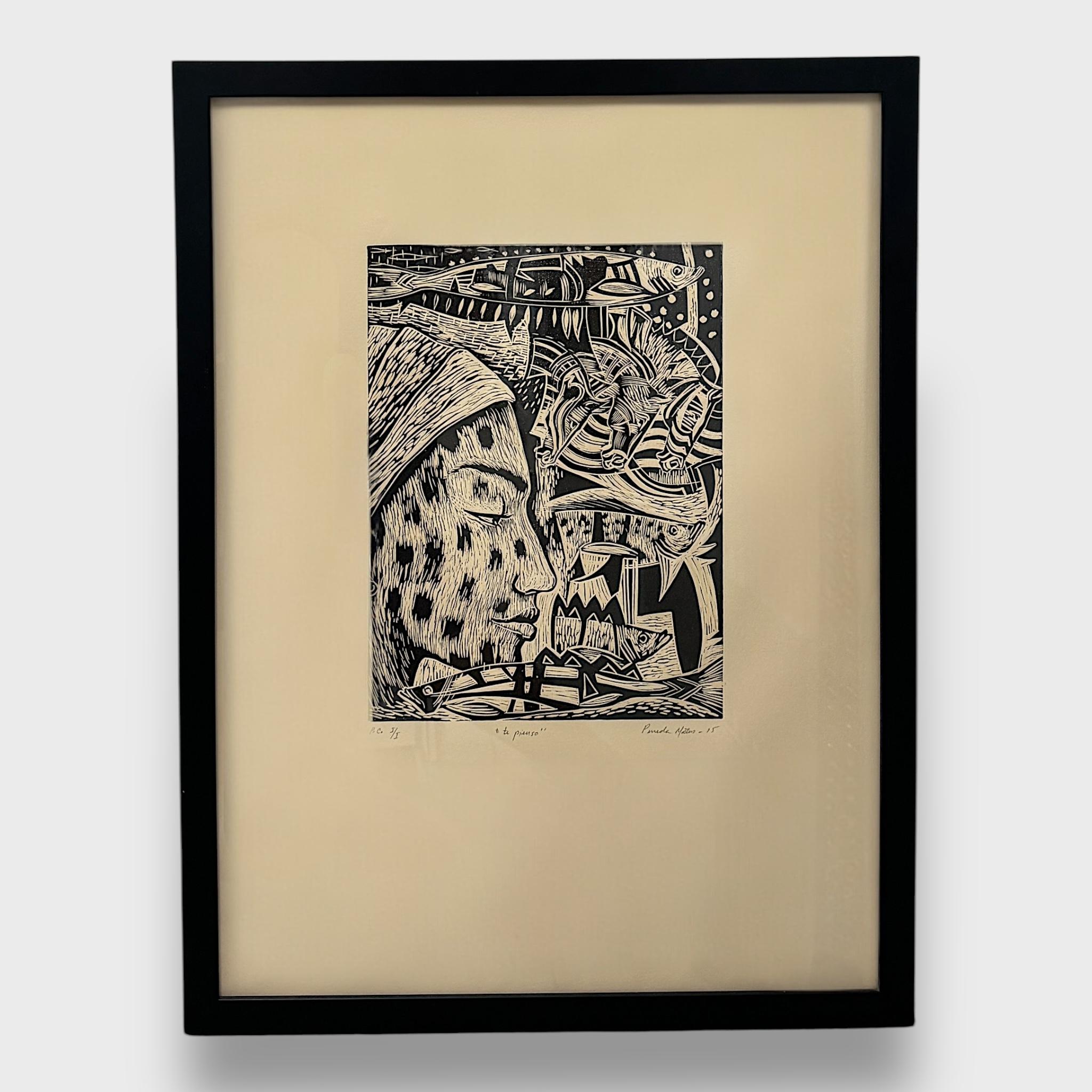 TOMAS PINEDA MATUS I THINK OF YOU - Print by Tomas Pineda Matus 