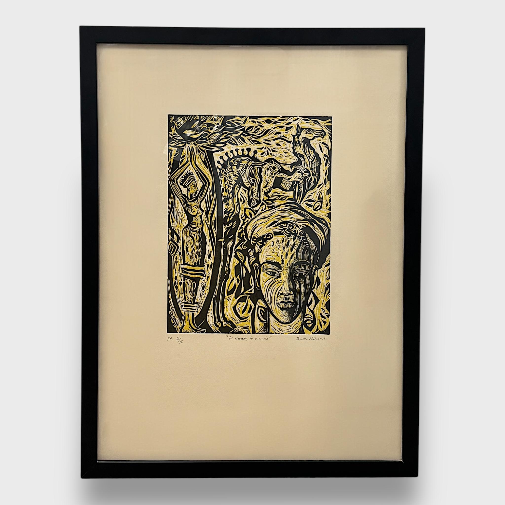 TOMAS PINEDA MATUS YOUR MEMORY, YOUR PRESENCE 4/4 - Print by Tomas Pineda Matus 