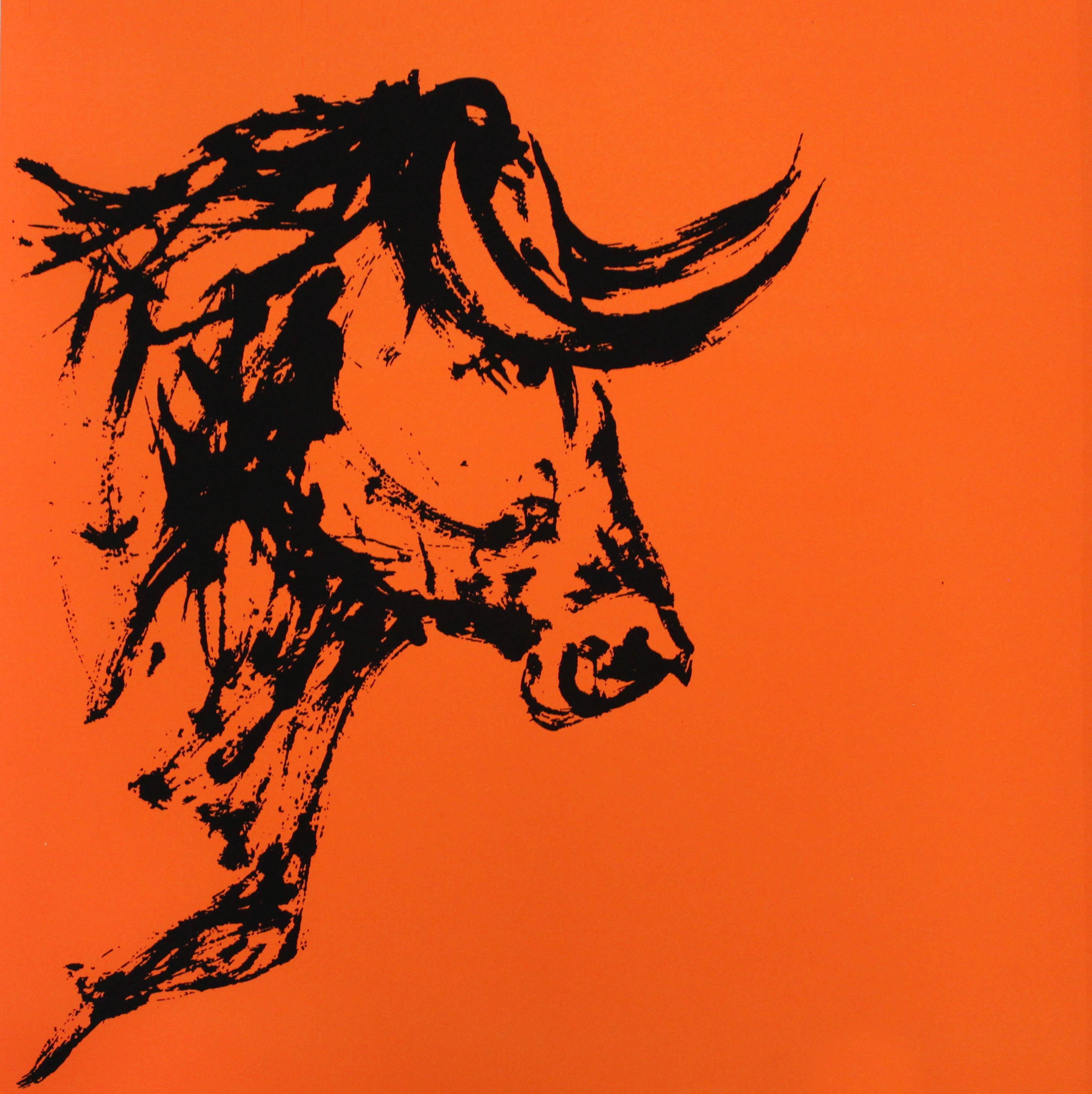 Tomás Pineda Interior Print -  Bull fury (Mexican Contemporary Art)