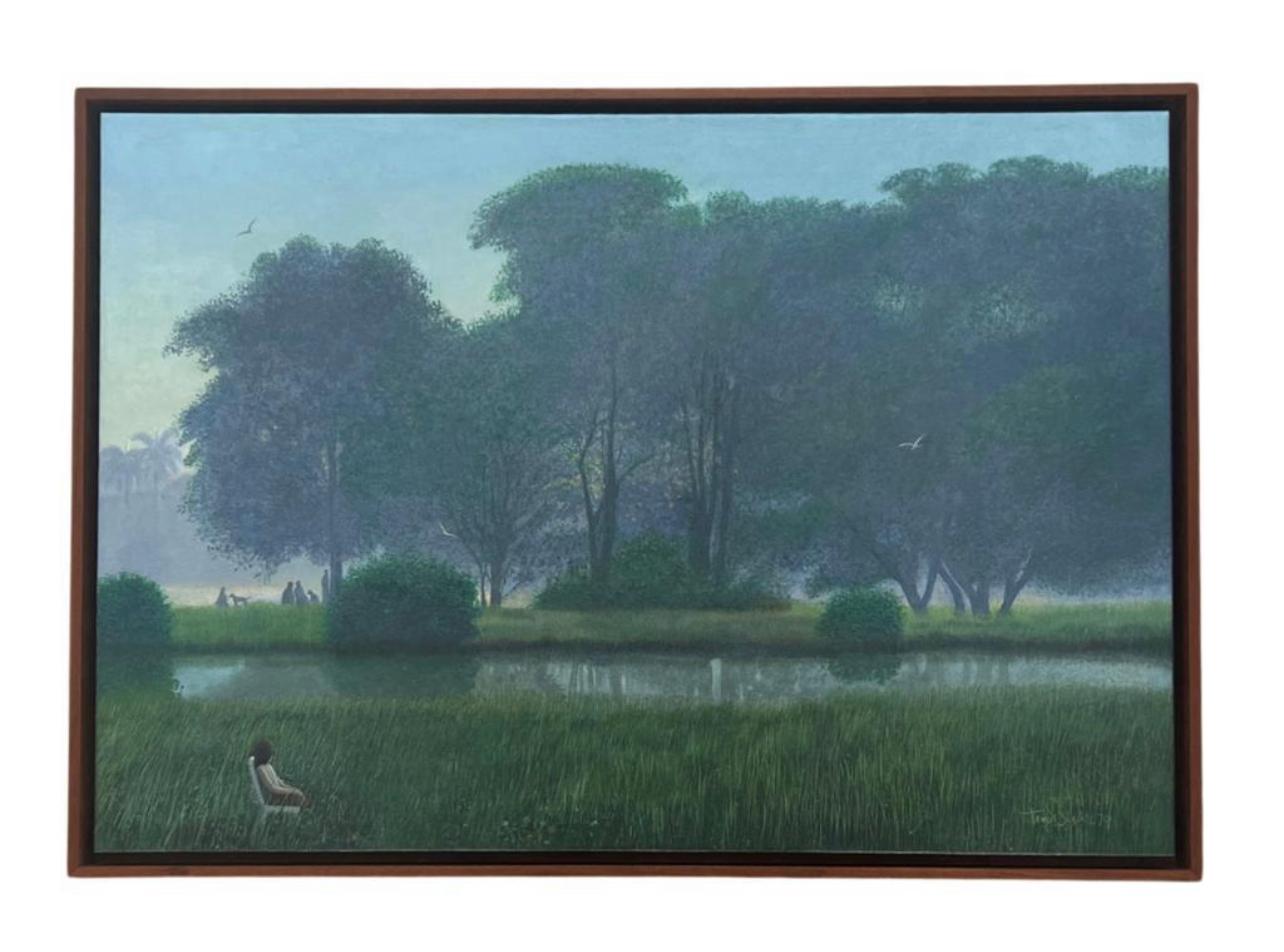 Tomás Sánchez Landscape Painting - "Sin Titulo"