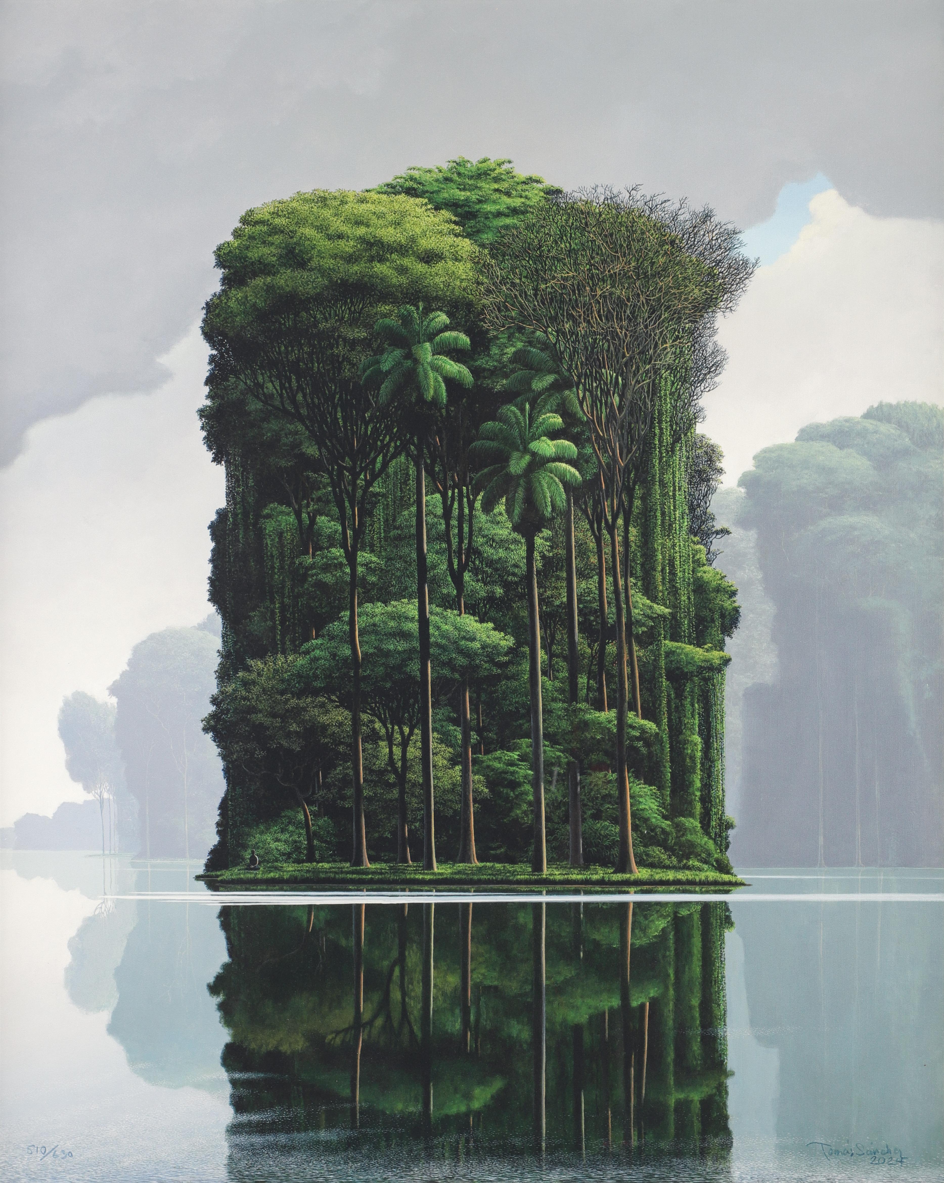 Landscape Print de Tomás Sánchez - Amor interior