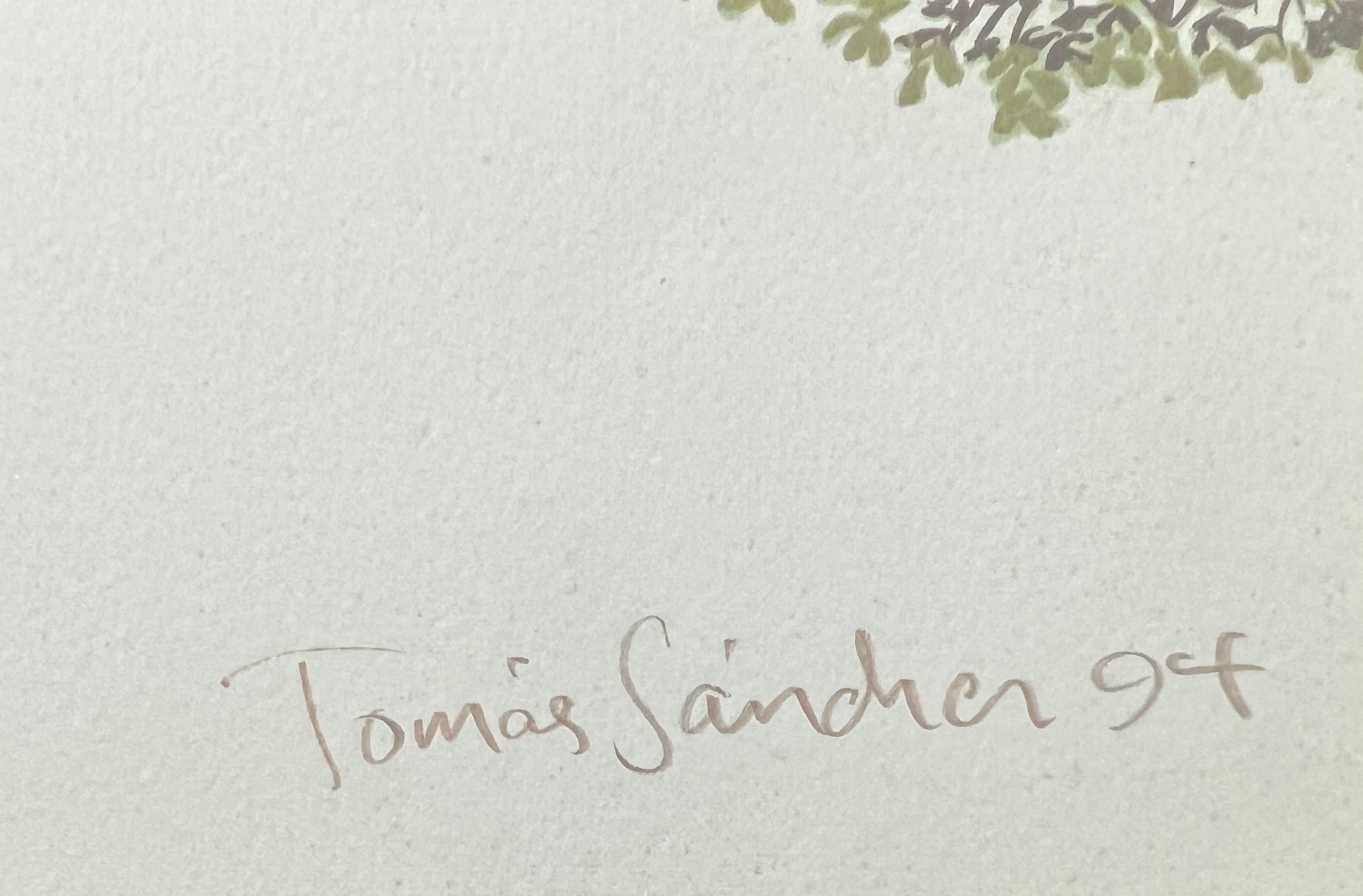 Tomás Sánchez ( 1948 ) - Orilla - lithographie signée sur papier Arches - 1994  en vente 3