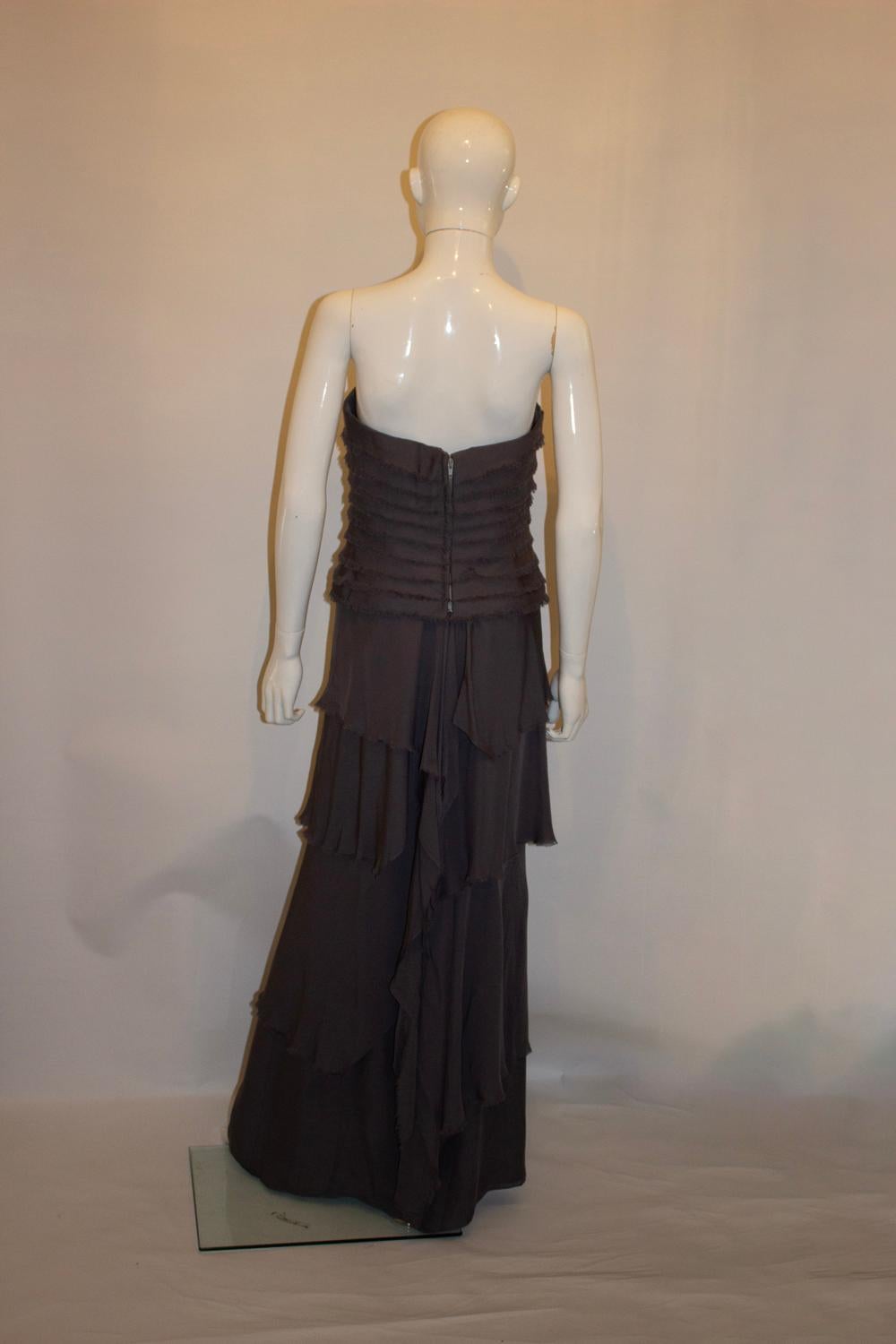 Tomas Starzewski Couture Abendoutfit aus Seide aus Seide im Angebot 5