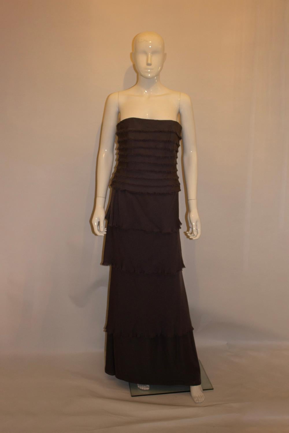 Tomas Starzewski Couture Abendoutfit aus Seide aus Seide im Angebot 1