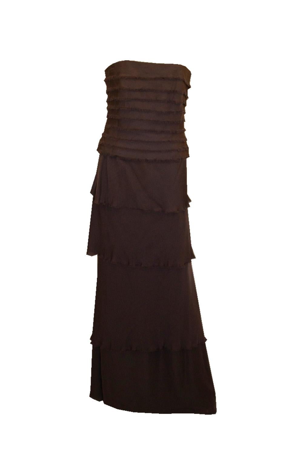 Tomas Starzewski Couture Abendoutfit aus Seide aus Seide im Angebot 2