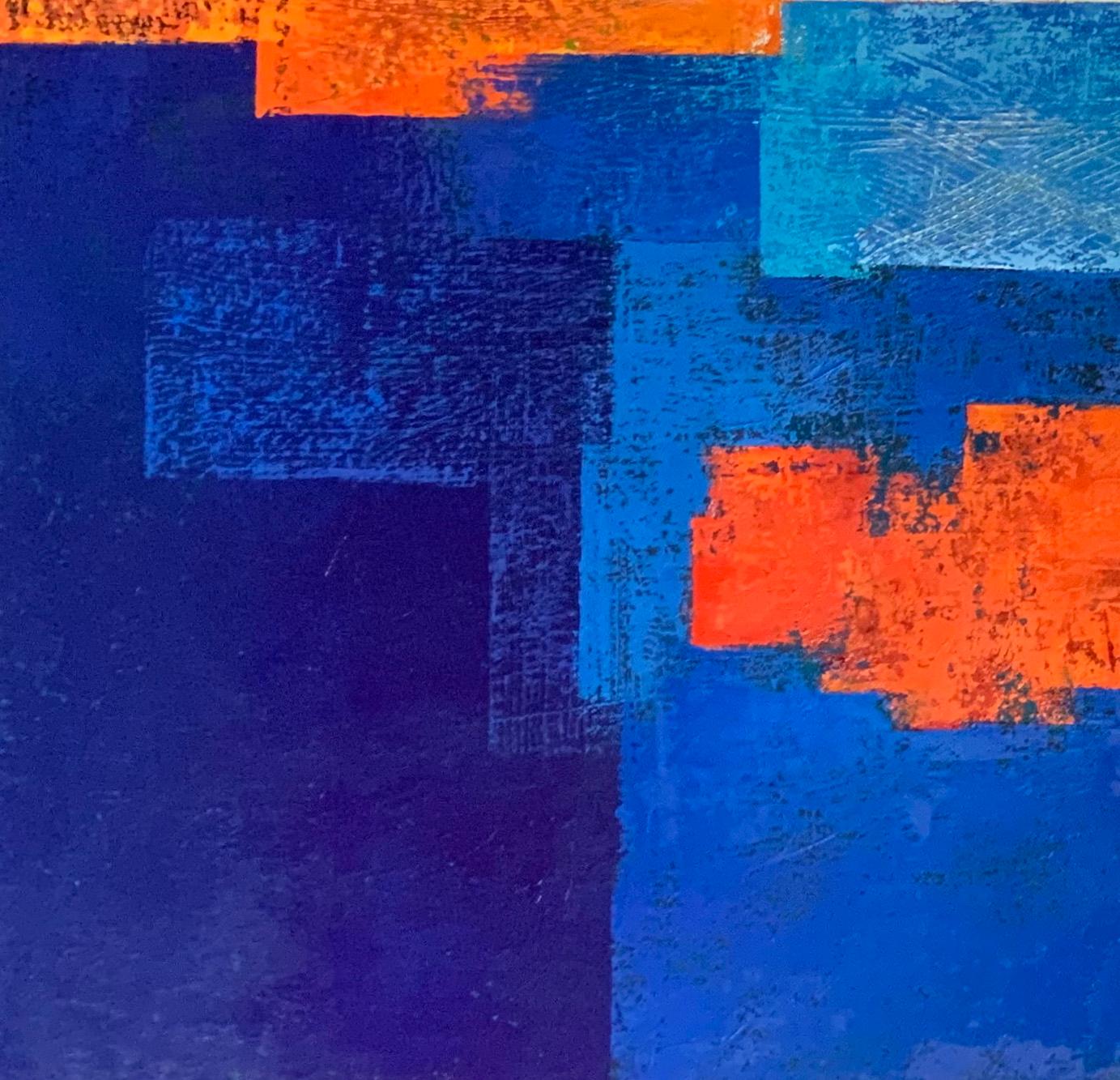 Confinat - 21° secolo, Contemporaneo, Figurativo contro astratto, Pittura ad olio - Figurative Painting Viola di Tomàs Sunyol