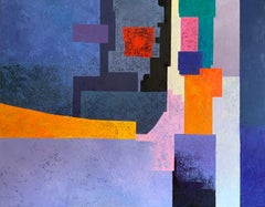 Els Terrats Dels Confinats - 21st Century, Contemporary, Oil Painting, Abstract