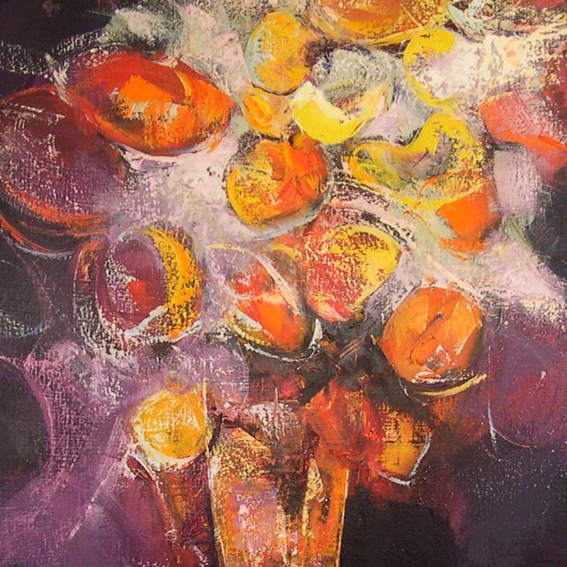 Flors d'Hivern - 21st Century, Contemporary, Still Life Painting, Oil on Canvas For Sale 2