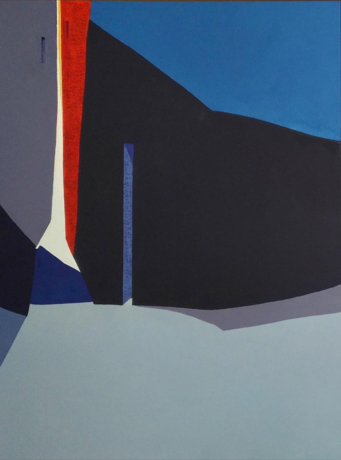 L'Eixample - 21e siècle, contemporain, peinture, huile sur toile, diptyque - Contemporain Painting par Tomàs Sunyol