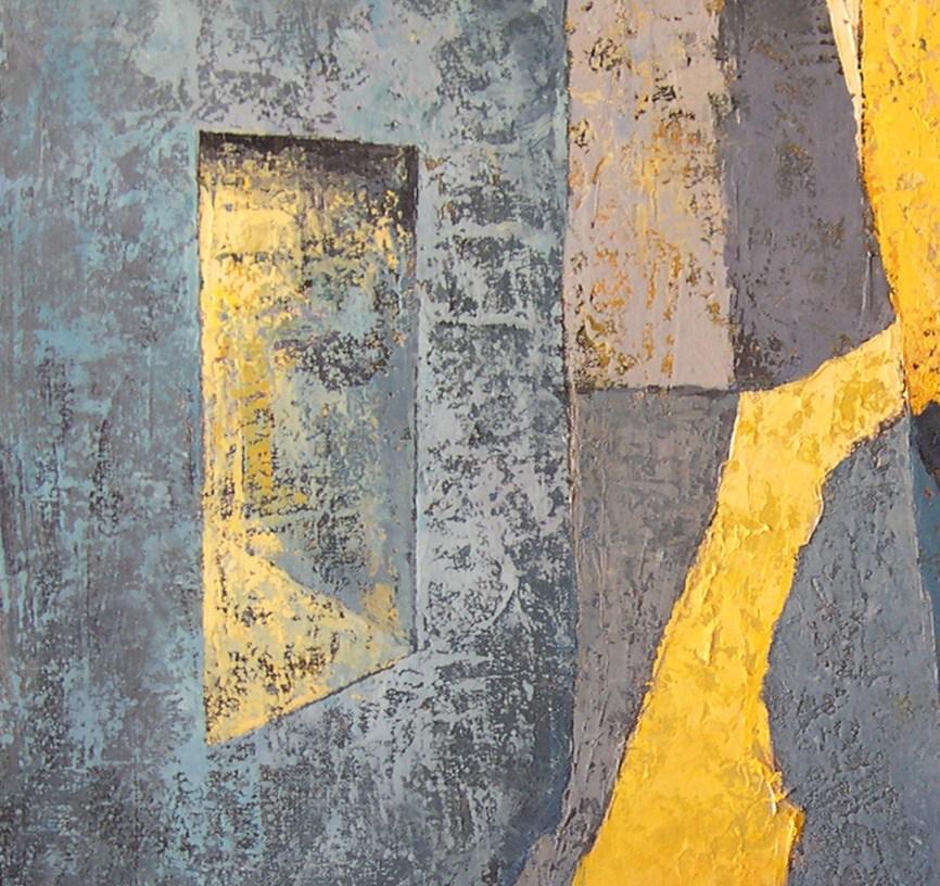 Matí Groc - 21st Century, Contemporary, Painting, Oil on Canvas, Blue, Yellow 4