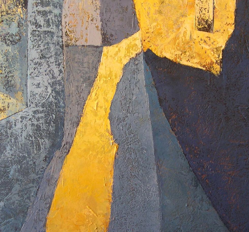 Matí Groc - 21st Century, Contemporary, Painting, Oil on Canvas, Blue, Yellow 6