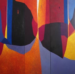 Bares nocturnos - Siglo XXI, Contemporáneo, Pintura, Óleo sobre lienzo, Paisaje urbano