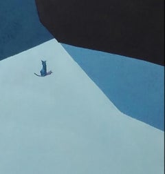 El Gato - Siglo XXI, Contemporáneo, Pintura, Óleo sobre lienzo, Paisaje urbano