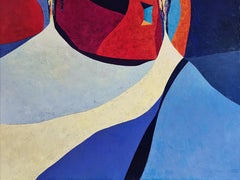 Los vecinos de la Luna - Siglo XXI, Contemporáneo, Pintura, Óleo sobre lienzo