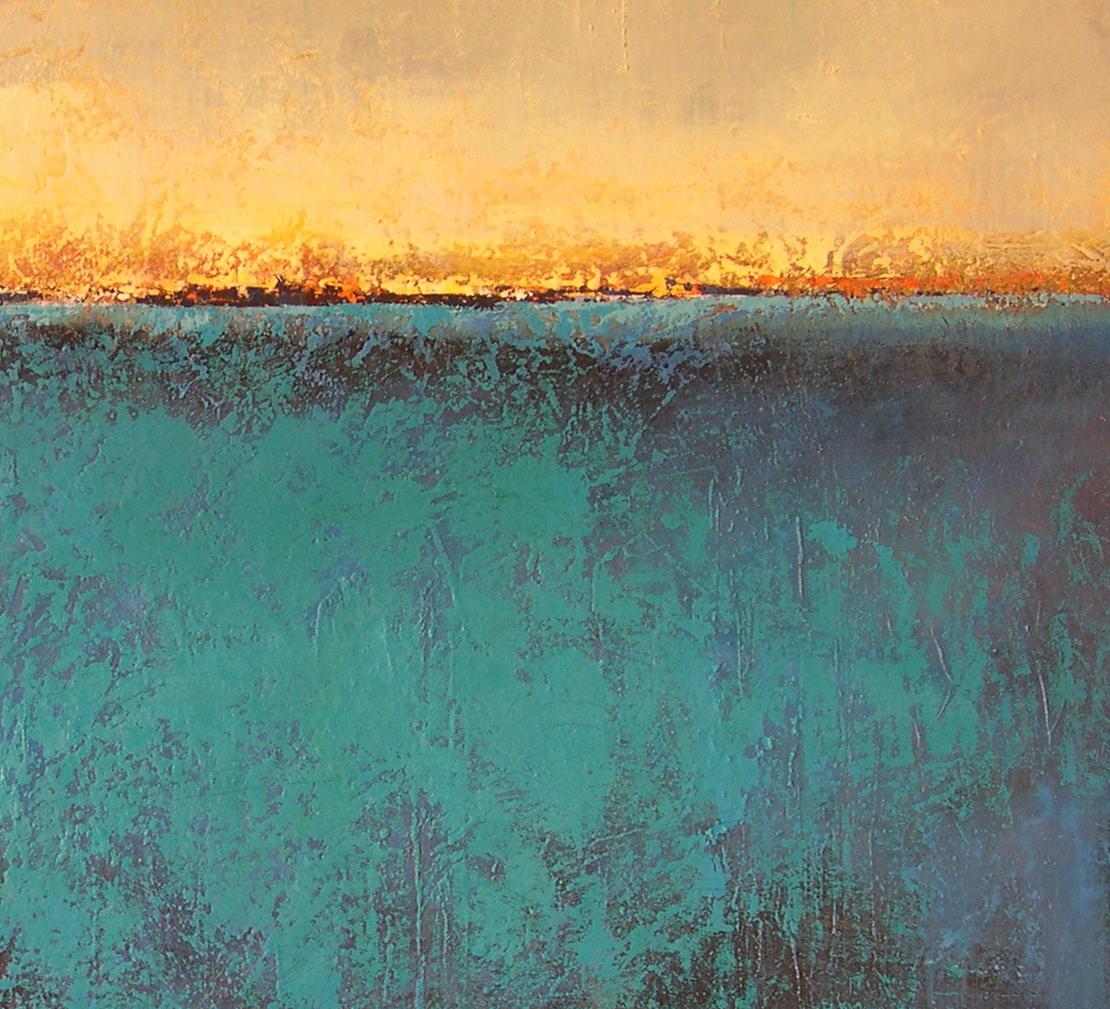 Travels nº 30 - 21° secolo, Contemporaneo, Pittura di paesaggio, Olio su tela in vendita 1