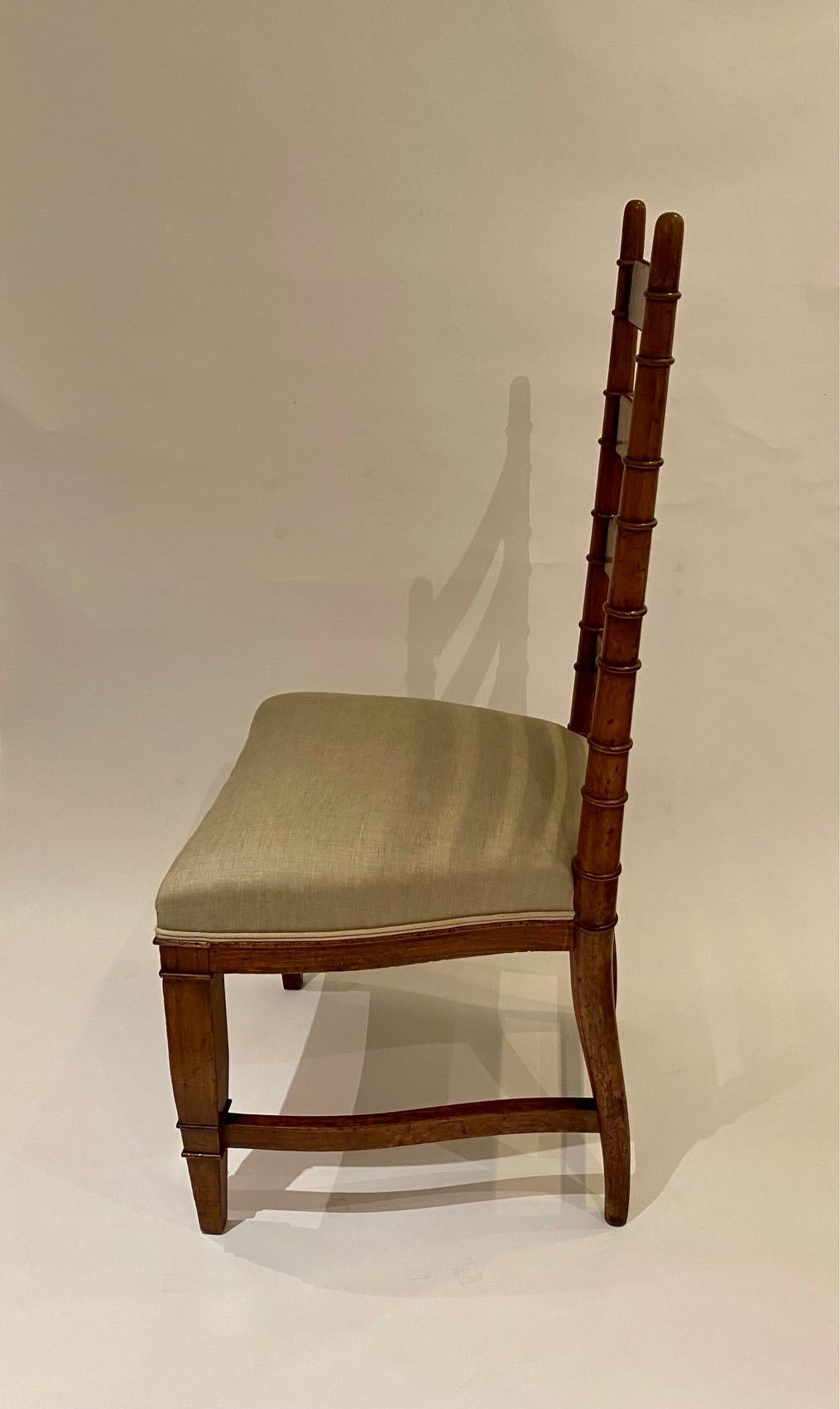 Tomaso Buzzi 1929 Pair of Wooden Structure Chairs For Sale 1