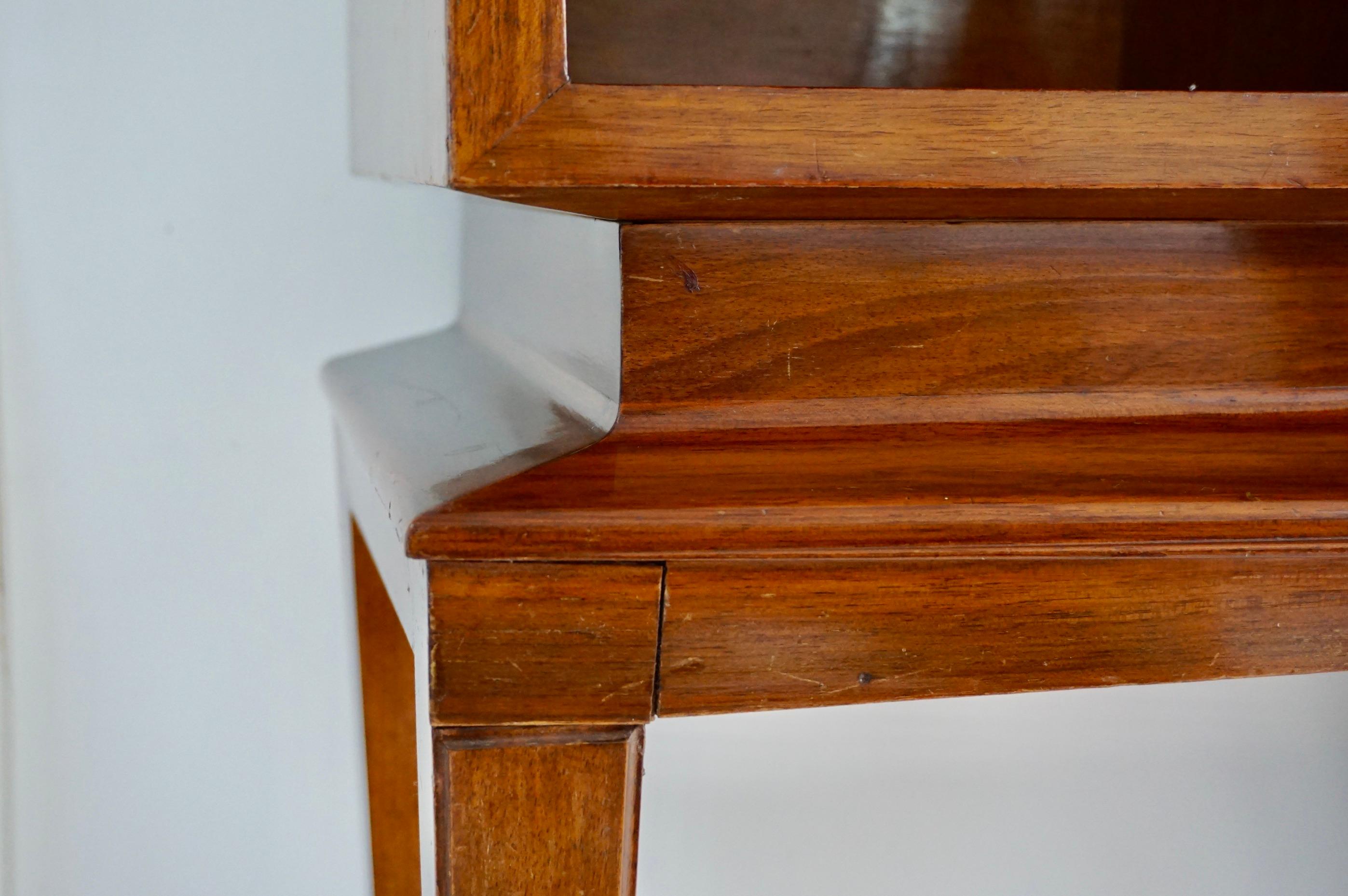 Tomaso Buzzi and Emilio Lancia attr. bookcase cabinet veneered root walnut, 1940 For Sale 13