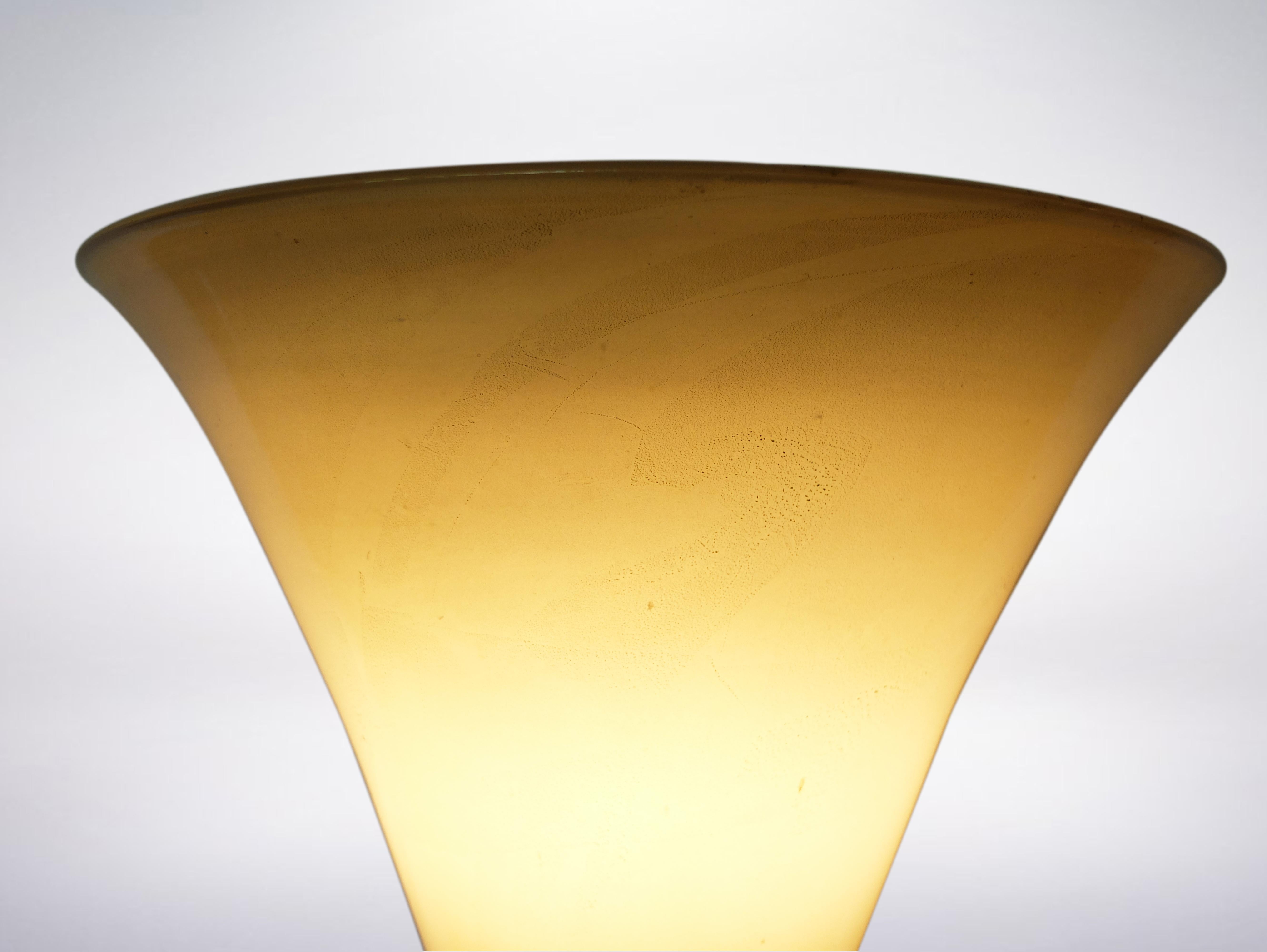 Tomaso Buzzi for Venini Murano, Italian Mid-Century Glass Floor Lamp, 1933 1