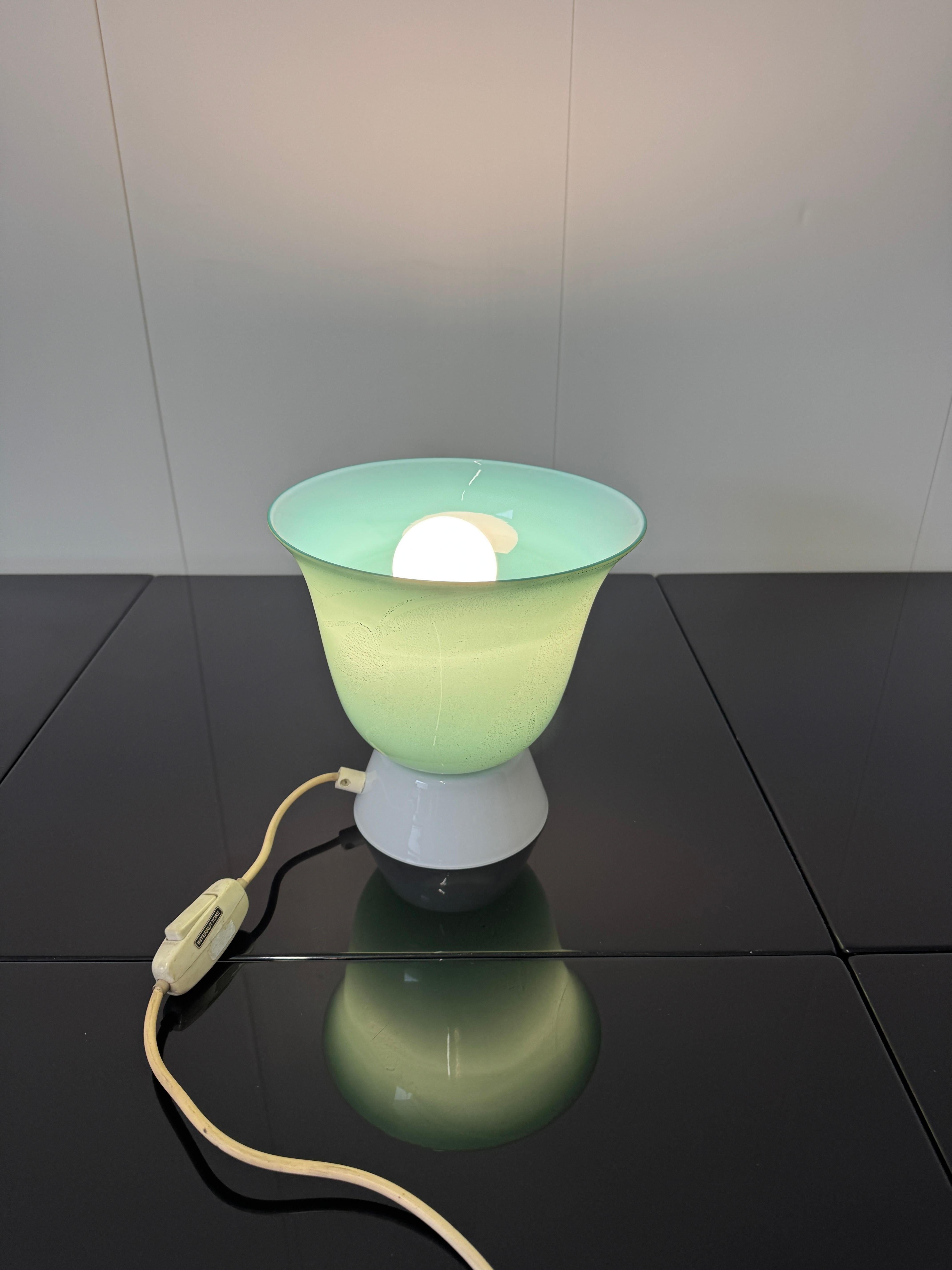 Tomaso Buzzi, Table lamp, prod. Venini 1981 For Sale 9
