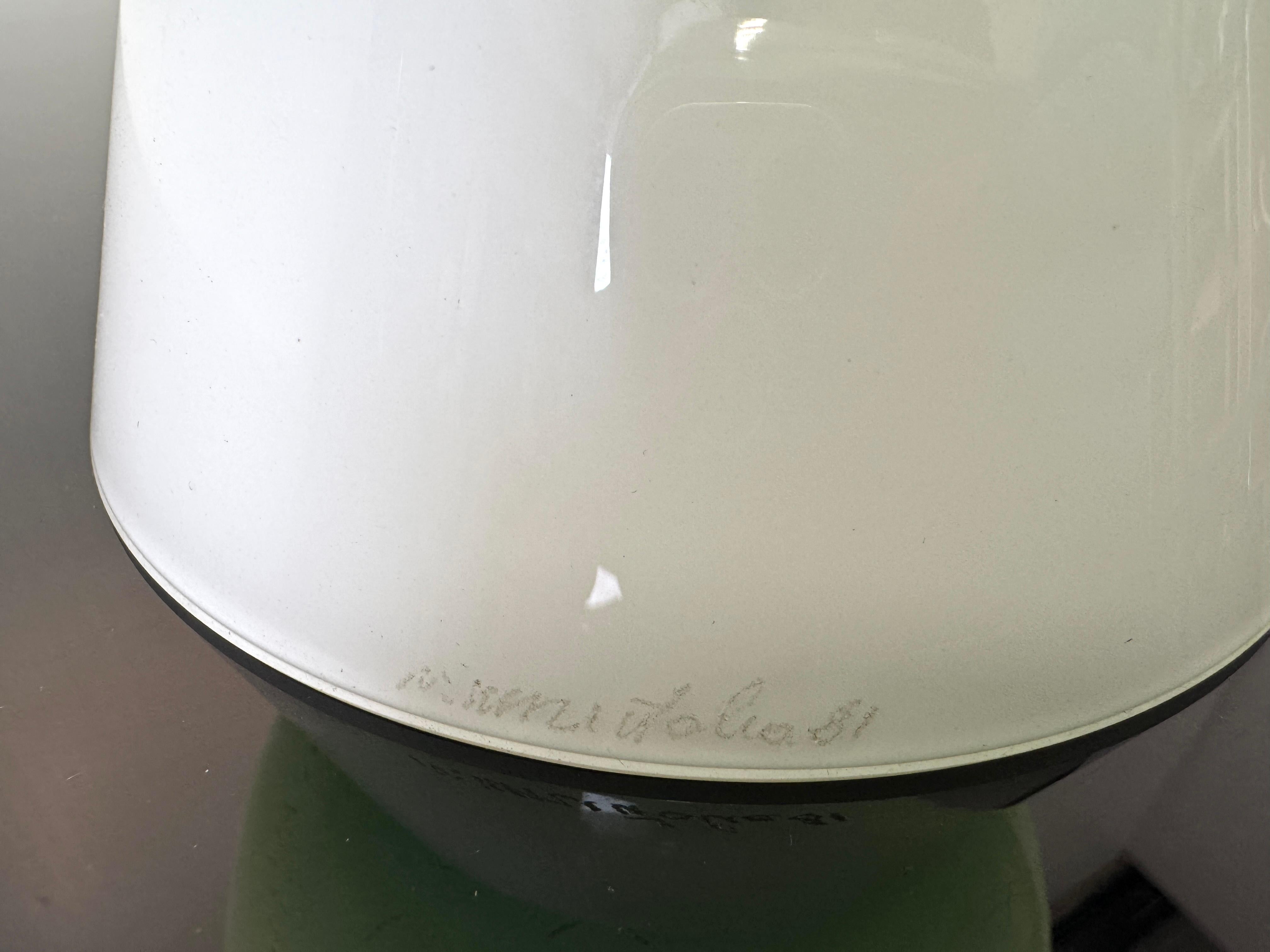 Tomaso Buzzi, Table lamp, prod. Venini 1981 In Good Condition For Sale In Rivoli, IT