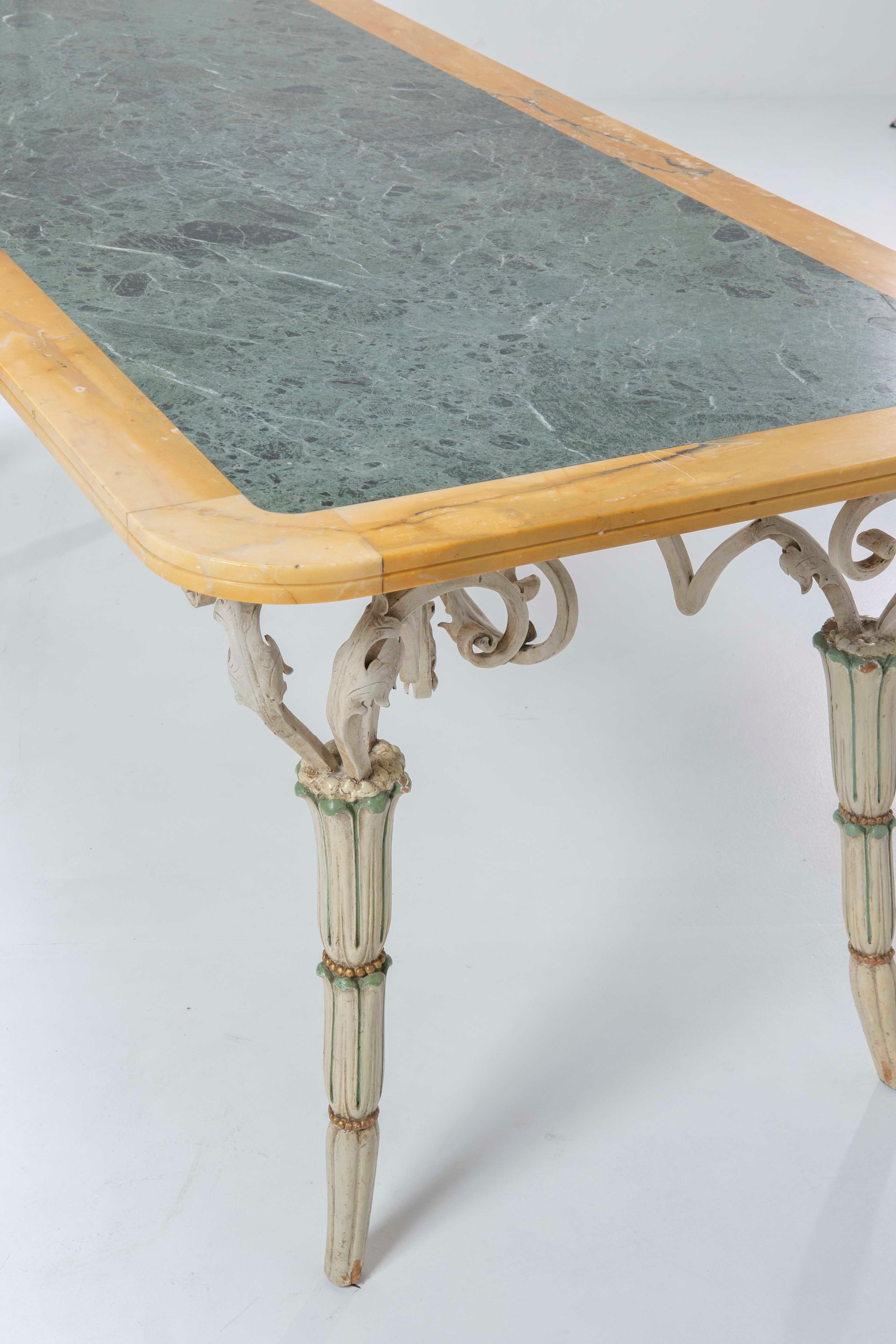 Tomaso Buzzi Marble dining table - 1954 Italian Design from a private commission For Sale 1