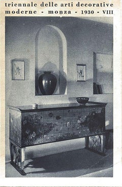Tomaso Buzzi Masterwork 1930 Triennale des Arts Modernes Modernes Monza, Italie
