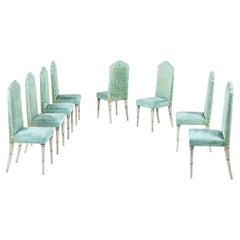 Tomaso Buzzi - Ensemble de huit chaises - Design italien de 1954 réalisé sur commande privée
