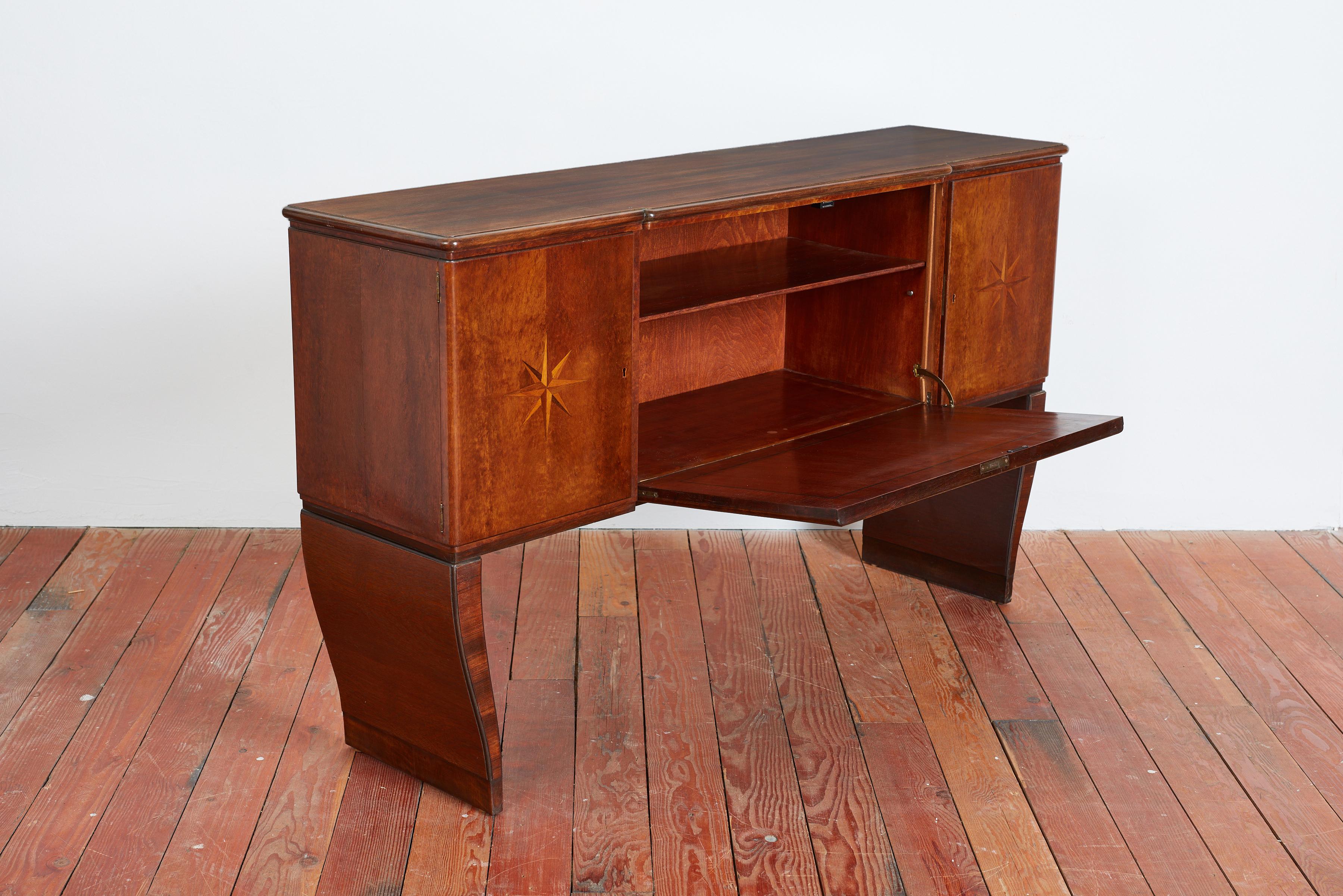 Tomaso Buzzi Sideboard, 1930s In Good Condition For Sale In Beverly Hills, CA