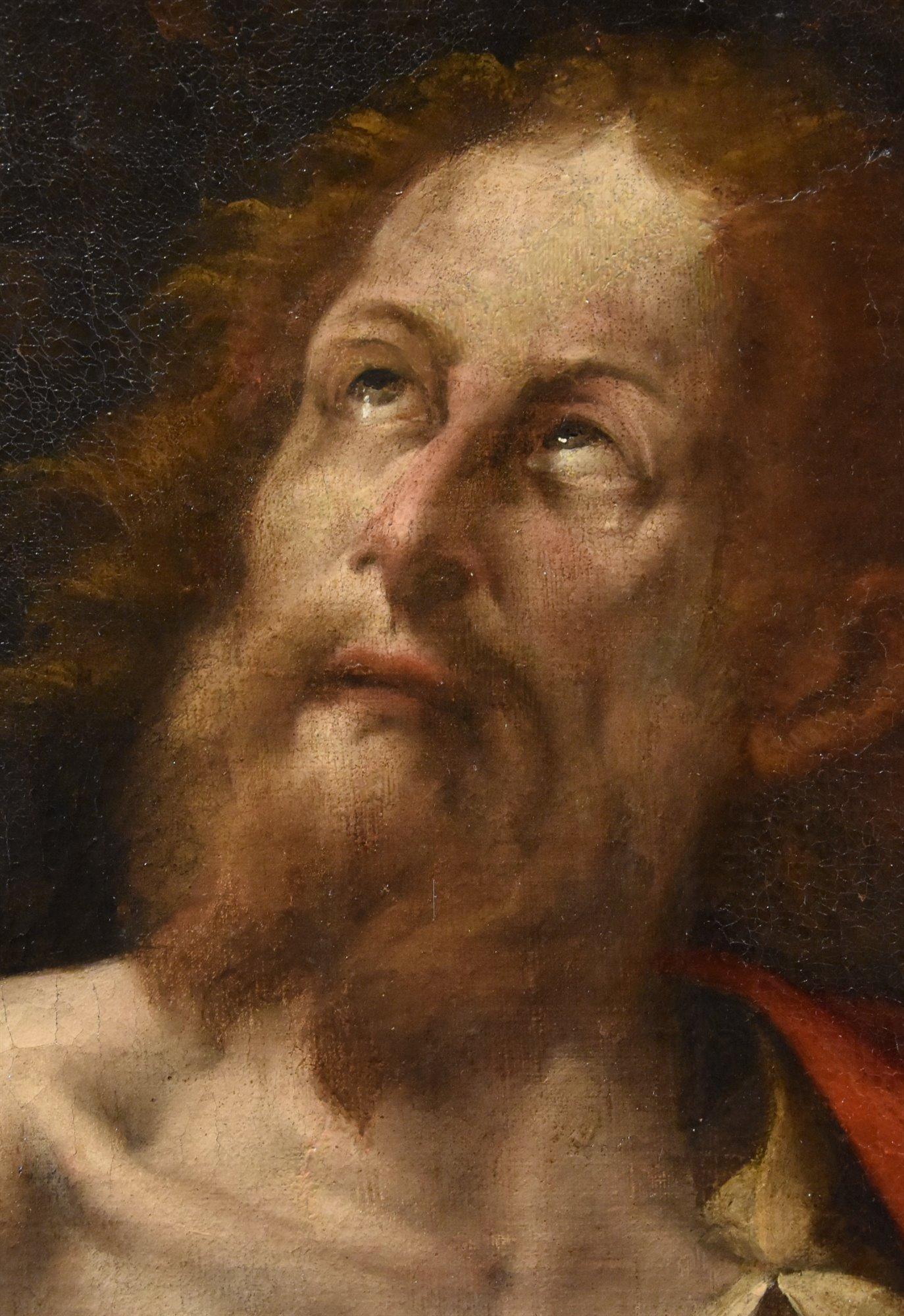 Saint John Baptist Pombioli Gemälde 17. Jahrhundert Öl auf Leinwand Alter Meister Italien im Angebot 7