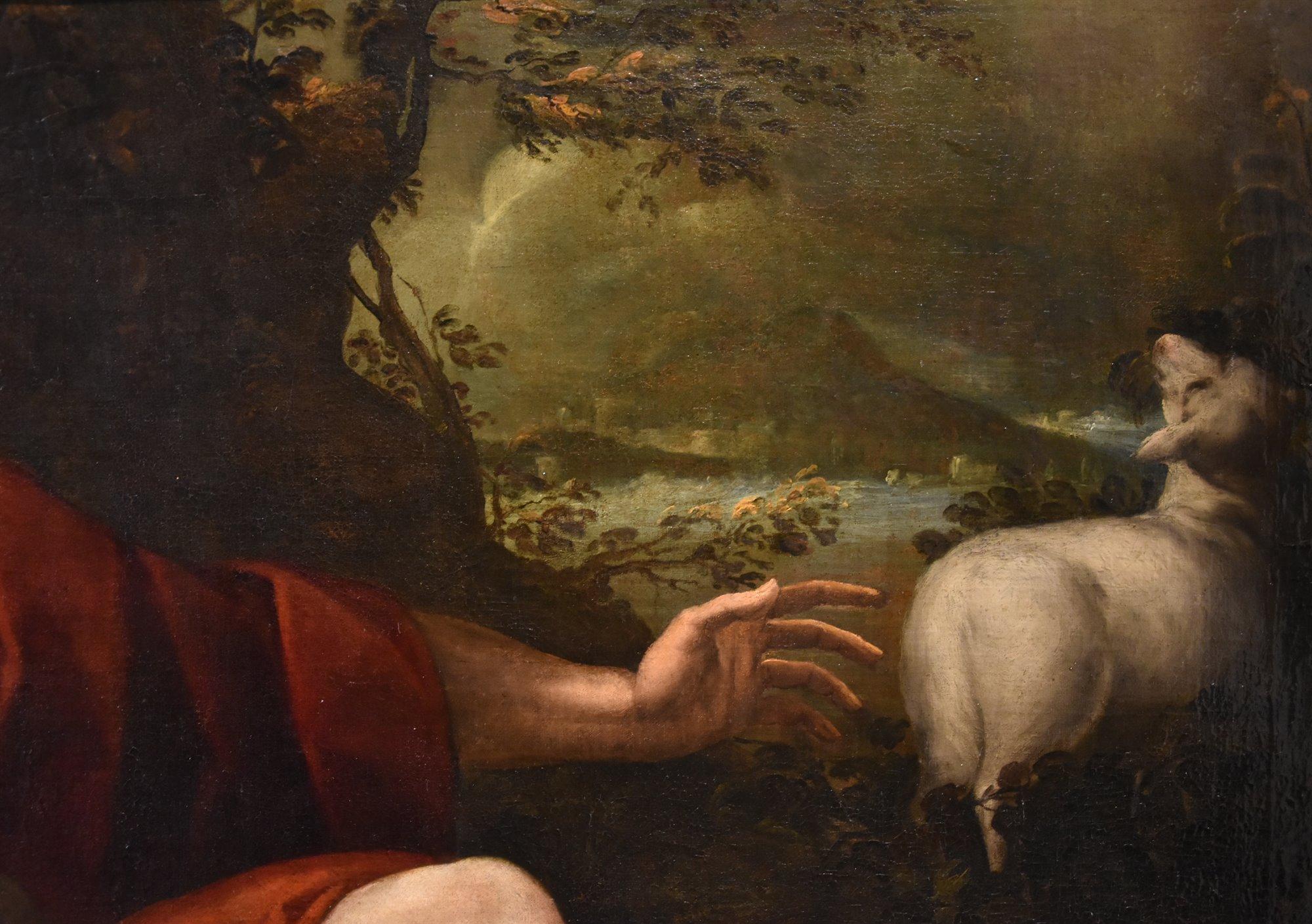 Saint John Baptist Pombioli Gemälde 17. Jahrhundert Öl auf Leinwand Alter Meister Italien im Angebot 5
