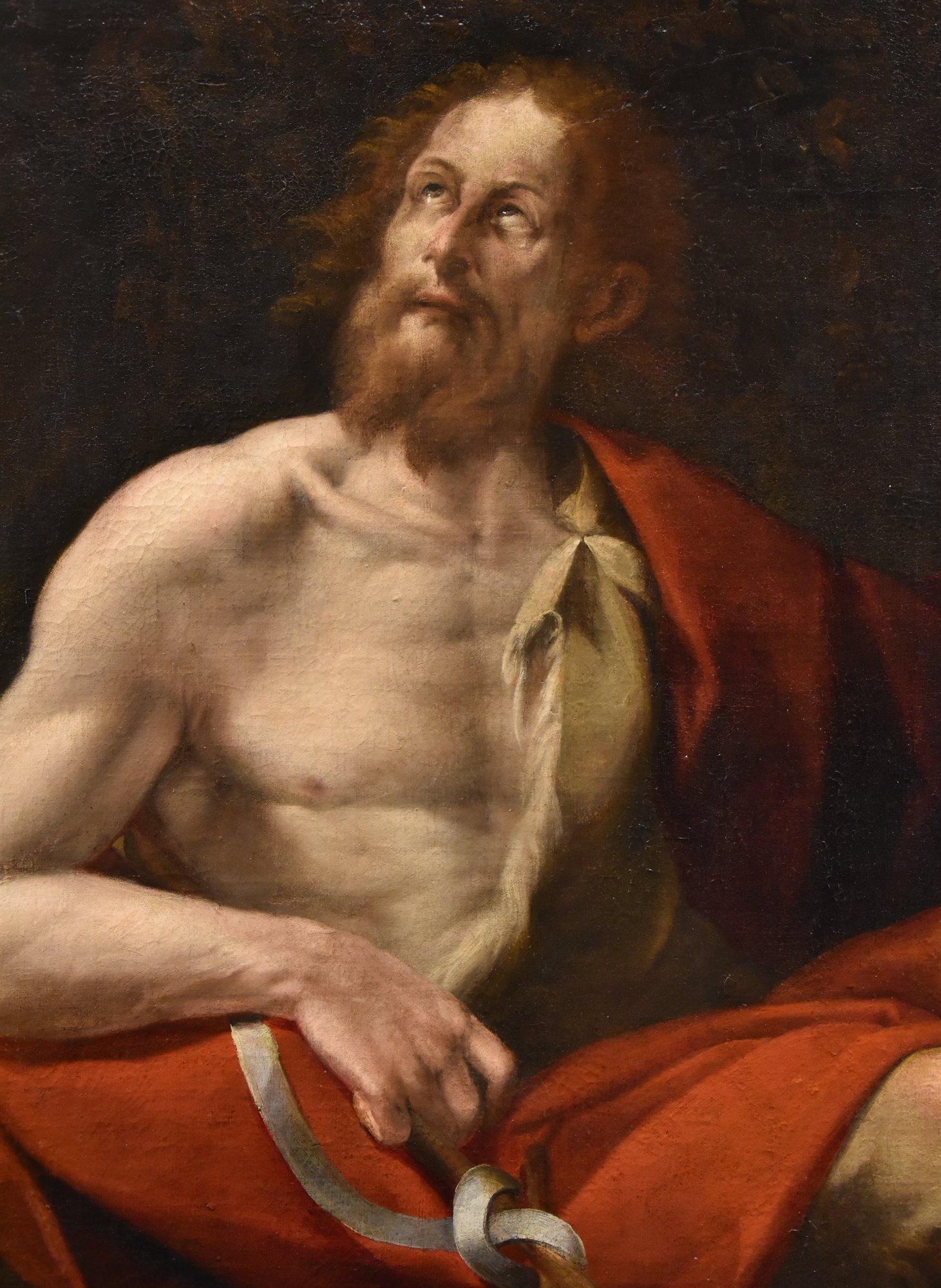 Saint John Baptist Pombioli Gemälde 17. Jahrhundert Öl auf Leinwand Alter Meister Italien im Angebot 6