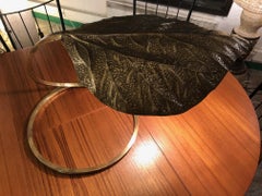 Tomasso Barbi Brass Leaf Table Lamp