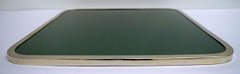 Tommaso Barbi Midcentury Set 6 Chrome and Mirror Dining Table Placemats, 1970s