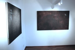 Cento momenti di solitudine - (Cosmonauta)  Pittura di grande formato, Realismo