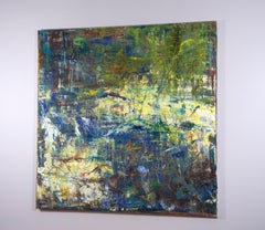 Arrhythmische Komposition 1 -  Contemporary Expressive Abstract Oil Painting