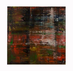 Arrhythmische Komposition 3 –  Zeitgenössisches expressionistisches abstraktes Ölgemälde
