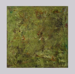 Composition rythmique 6 -  Peinture à l'huile abstraite expressionniste contemporaine